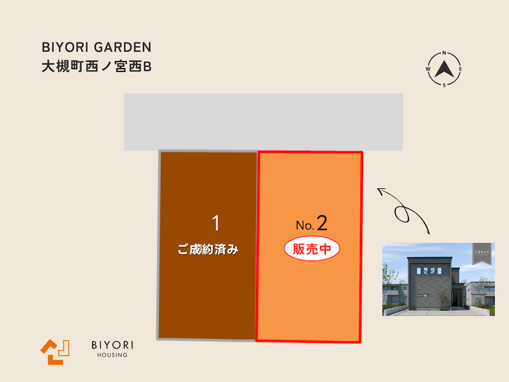 郡山市大槻町西ノ宮西分譲地・販売状況