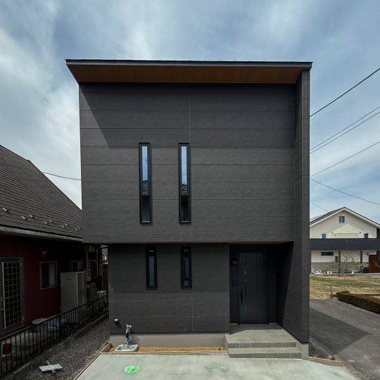 郡山市の2LDK新築住宅の外観